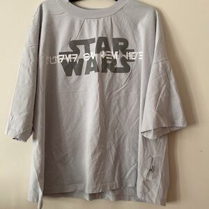 Star Wars Guided By the Light Collection by Ashley Eckstein Tee Shirt XXL GRAY